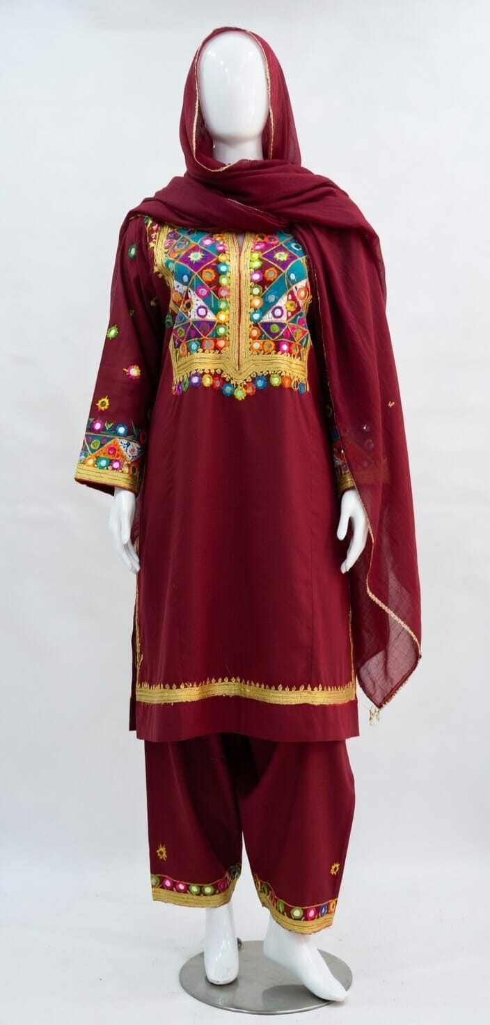 Afghan daily wear outfits