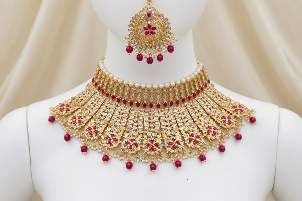 Earrings, Necklace